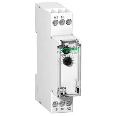 Image de Schneider Electric Relais temporisé iRTA, retard à l'enclenchement, 24-240VAC, 24VDC A9E16065