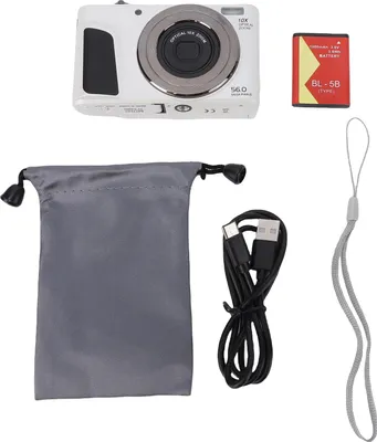 Obrázok produktu pre 4K digitálny fotoaparát s 2,88-palcovým výklopným displejom, 56 MP HD rozpoznávaním tváre, 10-násobným optickým zoomom a 6-násobným bleskom pre fotografovanie