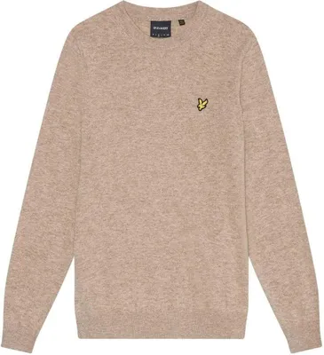 Produktbild von Lyle & Scott - Pullover für Herren, Rundhalsausschnitt, Schafwolle GT9582 (L) (Braun)
