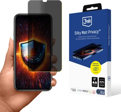 Produktbild von 3mk Display Schutzfolie Privatisierung Film Handyfolie Silky Matt Privacy für Apple iPhone 11 Pro Max Self-Heal
