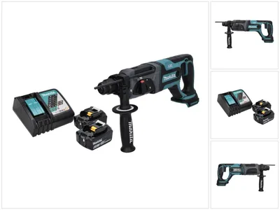 Immagine prodotto di Trapano a batteria Makita DHR 241 RG 18 V 2,0 J SDS plus + 2x batterie 6,0 Ah + caricabatterie