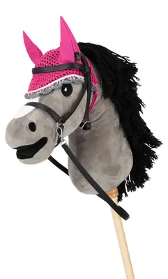 Immagine prodotto di QHP, copricapo per cavalli giocattolo, colore: rosa