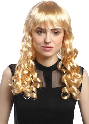 Produktbild von WIG ME UP Perücke Korkenzieher-Locken Blond XR-007-P02