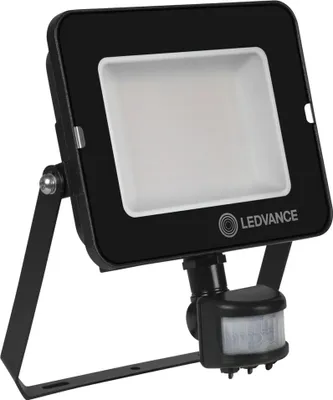 Produktbild von LEDVANCE FLOODLIGHT, COMPACT SENSOR, 50W, 840, SYM, 10 0, BK, 1 Stk.