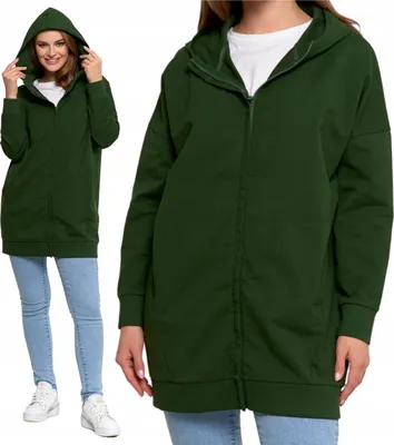 Immagine prodotto di Felpa Donna Lunga Liscia Con Cappuccio Moray Xl/Xxl