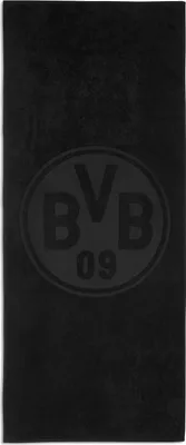 Produktbild von Borussia Dortmund BVB Badetuch schwarz 70 x 180 cm