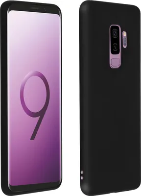 Produktbild von Avizar, Schutzhülle aus Silikon für Samsung Galaxy S9 PlusMatt, Schwarz