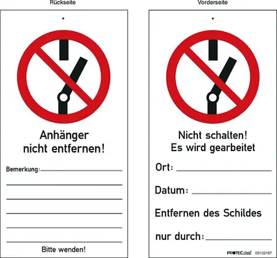 Produktbild von PROTEC.class Wartungsanhänger PWANSK PK 10 Stck