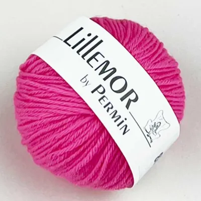 Produktbild von Lillemor by Permin – -Wolle für Kinder und Erwachsene (15 in leuchtendem Rosa)