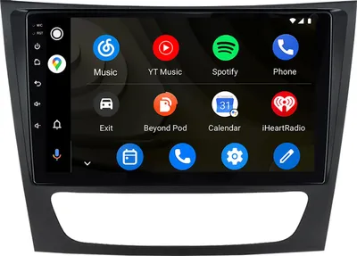 Obrázok produktu pre 9'' Android autorádio 128 GB pre Mercedes E-Class W211 2002–2009 Carplay Android Auto GPS navigácia Bluetooth WiFi DAB+