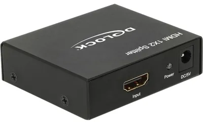 Produktbild von Delock HDMI Splitter 1 x HDMI in > 2 x HDMI out 4K