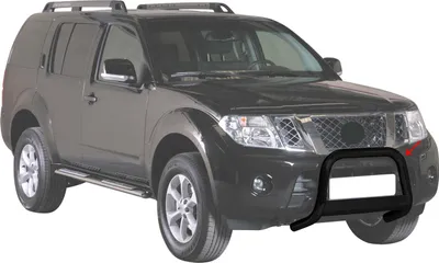Image de Pare-buffle Avant pour Nissan Pathfinder 2010-2013 63 mm en Acier Noir