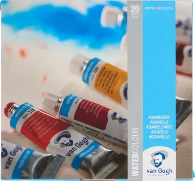 Produktbild von Van Gogh Aquarell-Set mit 20 Farben in 10 ml-Tuben