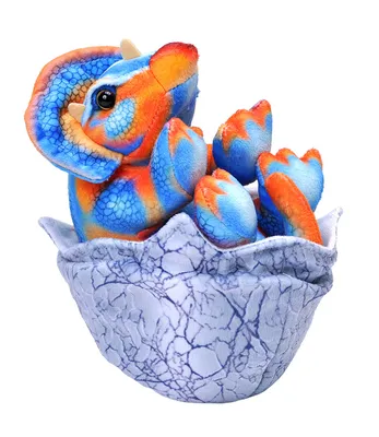 Immagine prodotto di Wild Republic - Peluche - Dinosauria IV - Baby Triceratops in un uovo