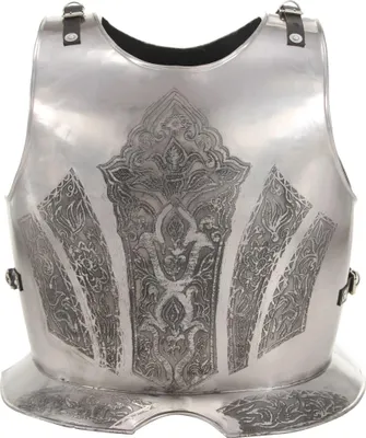 Obrázok produktu pre vidaXL Stredoveký rytiersky náprsný pancier LARP Replica Silver Steel