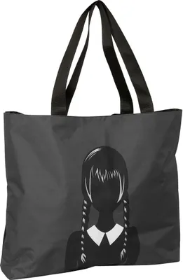 Obrázek produktu pro Nákupní taška Wednesday Black 50 x 45 x 10 cm
