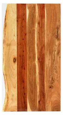Produktbild von Waschtischplatte aus Akazie, Ablagefläche für Badezimmer, 100 x 52 x 2,5 cm