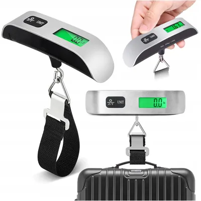 Immagine prodotto di Bilancia Per Bagagli A Mano Per Viaggi Aerei, Capacità Max 50 Kg