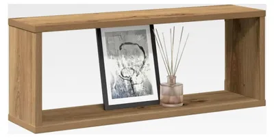 Produktbild von Würfelregal Wandregal Holzwerkstoff Artisan-Eiche 60x15x23cm