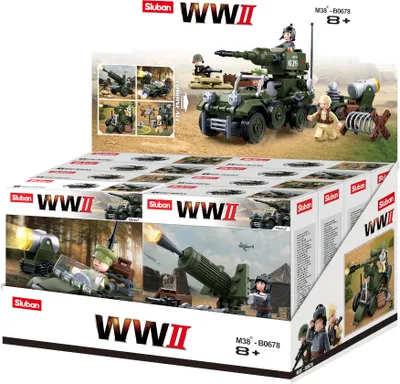 Produktbild von M38-B0678 - WWII - Mini-Bausets Alliierte (VE 8)