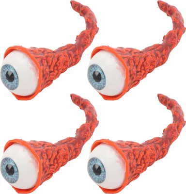 Image de 4PCS Ripped Out Eyeball Soft Foldable Latex Foam Eyeball Movie Quality Prop for Party (globe oculaire déchiré en mousse souple pliable)