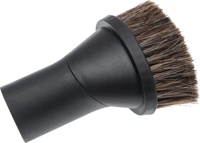 Produktbild von vhbw Saugpinsel für Staubsauger mit 35/32mm Anschluss mit 35mm Anschluss - Rundbürste + Adapter, mit Rosshaarborsten