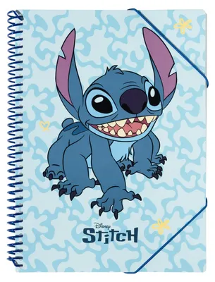 Produktbild von Grupo Erik Disney Stitch Ordner A4 mit Folien Geschenke Merch