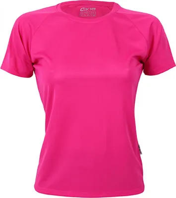 Image de CONA SPORTS CSL01 | T-shirt femme Rainbow Ladies Tech /  Oeko-Tex - Couleur : Magenta - Taille : M