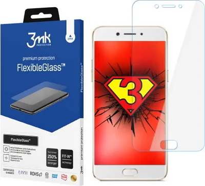 Produktbild von 3mk Display Hybridglas FlexibleGlass für Oppo A77 2017 0,3mm 7H