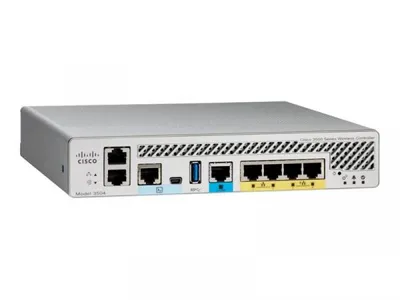 Zdjęcie produktu dla Cisco 3504, Sieć, Status, 10,100,1000 Mbit/s, IEEE 802.11a, IEEE 802.11ac, IEEE 802.11b, IEEE 802.11d, IEEE 802.11e, IEEE 802.11g, IEEE 802.11h,..., 802.1x RADIUS, HTTPS, SNMP, SNMPv3, SSH, SSL/TLS, WEP, WPA, WPA2, 2 kg, 214,3 x 215,9 x 43,94 mm