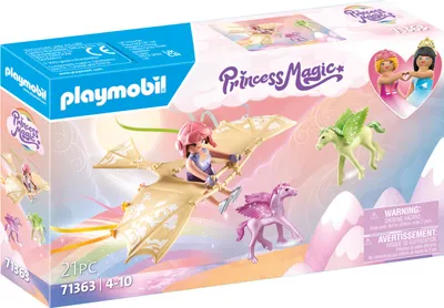 Produktbild von PLAYMOBIL Princess Magic 71363 Himmlischer Ausflug mit Pegasusfohlen