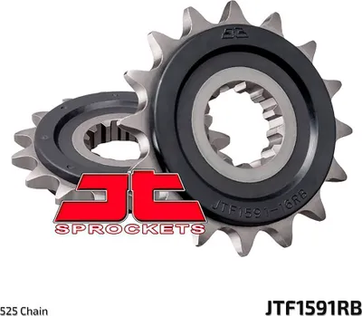 Produktbild von JTSPROCKETS Kettenritzel JTF1591.16RB Vorne Chromstahl