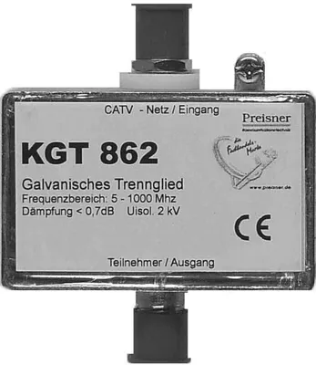 Produktbild von Preisner KGT862, Silber, 65 mm, 30 mm, 60 mm