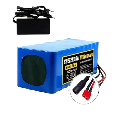 Obrázok produktu pre Lítiová batéria pre elektrické kolobežky, 100 Ah, 36 V, 185 × 80 × 70 mm, DC-T konektor