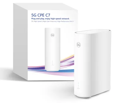 Produktbild von 5G CPE C7 SIM-Router, Wi-Fi 6 AX3000, bis zu 5,8 Gbit/s, 2X Gigabit-LAN