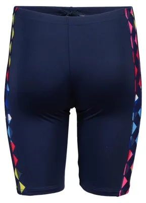 Productafbeelding van ARENA B Carnival Zwemshort voor jongens, model Jammer, marineblauw/meerkleurig, maat 8-9