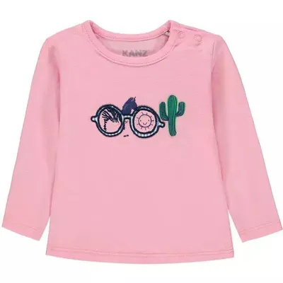 Produktbild von KANZ Girls Langarmshirt, lilac sachet|rose