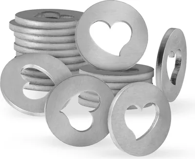 Immagine prodotto di Gettone trolley IBEX con cuore confezione da 20 pezzi