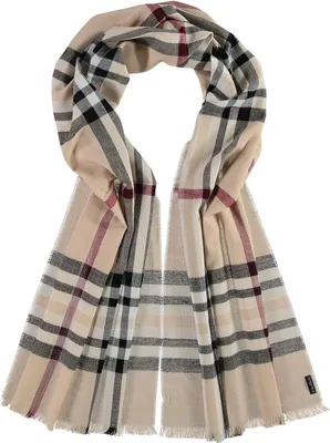 Fraas leichter  Karoschal in beige