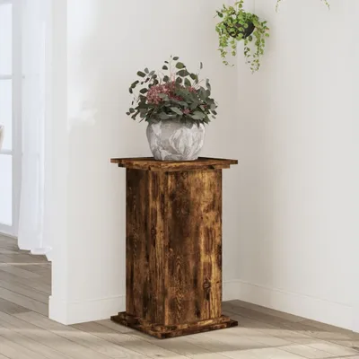 Produktbild von "2026 Promotion" Pflanzenständer - Hochbeet - Räuchereiche 33x33x60 cm - Holzwerkstoff - Beete CC31191