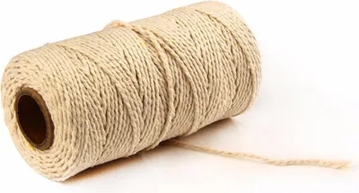Zdjęcie produktu dla Sznurek bawełniany, 2 mm, kolor naturalny, DIY, rękodzieło, pakowanie prezentów