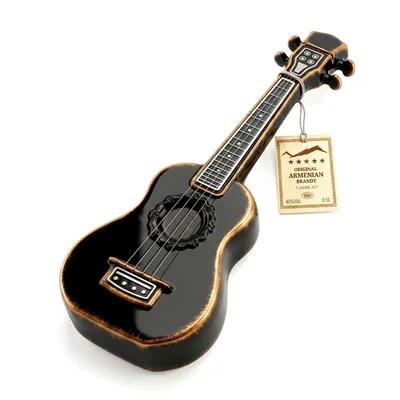 Produktbild von Armenischer Brandy Gitarre mit Geschenkbox 0,5L 40% vol.