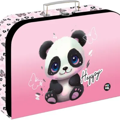 Zdjęcie produktu dla Oxybag, walizka dla dzieci, zestaw do rękodzieła, zestaw do malowania, 34 cm, motyw panda