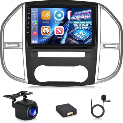 Image de Autoradio Android 13 - Système de navigation - Lecteur multimédia - Radio tactile - Système stéréo Bluetooth