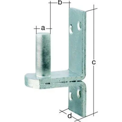 Produktbild von Haken auf Platte 3302/K3/DII/20 mm