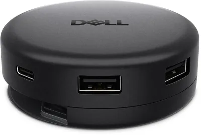 Zdjęcie produktu dla DELL DA326, Przewodowa, USB 3.2 Gen 1 (3.1 Gen 1) Type-C, 100 W, 2500 Mbit/s, Czarny, 1,25 Gbit/s