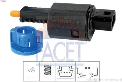 Produktbild von FACET Bremslichtschalter 7.1306 für RENAULT MEGANE III Grandtour (KZ0/1) mechanisch