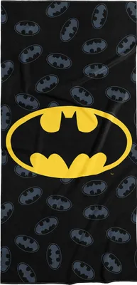 Produktbild von Kinder Babyhandtuch Batman Forever in Dunkelgelb, 100 % Baumwolle, 70x140 cm