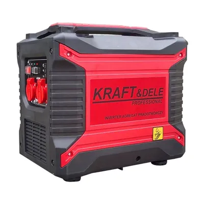 Produktbild von KRAFT&DELE | Inverter Stromerzeuger, 2500W, für Camping Wohnwagen Garage Baustelle, Stromgenerator Benzin Superleise, Notstromaggregat, Backup Stromausfälle
