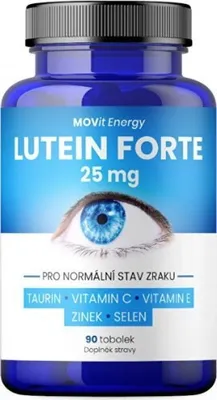 Produktbild von MOVit Lutein Forte 25 mg + Taurin, 90 Hartkapseln